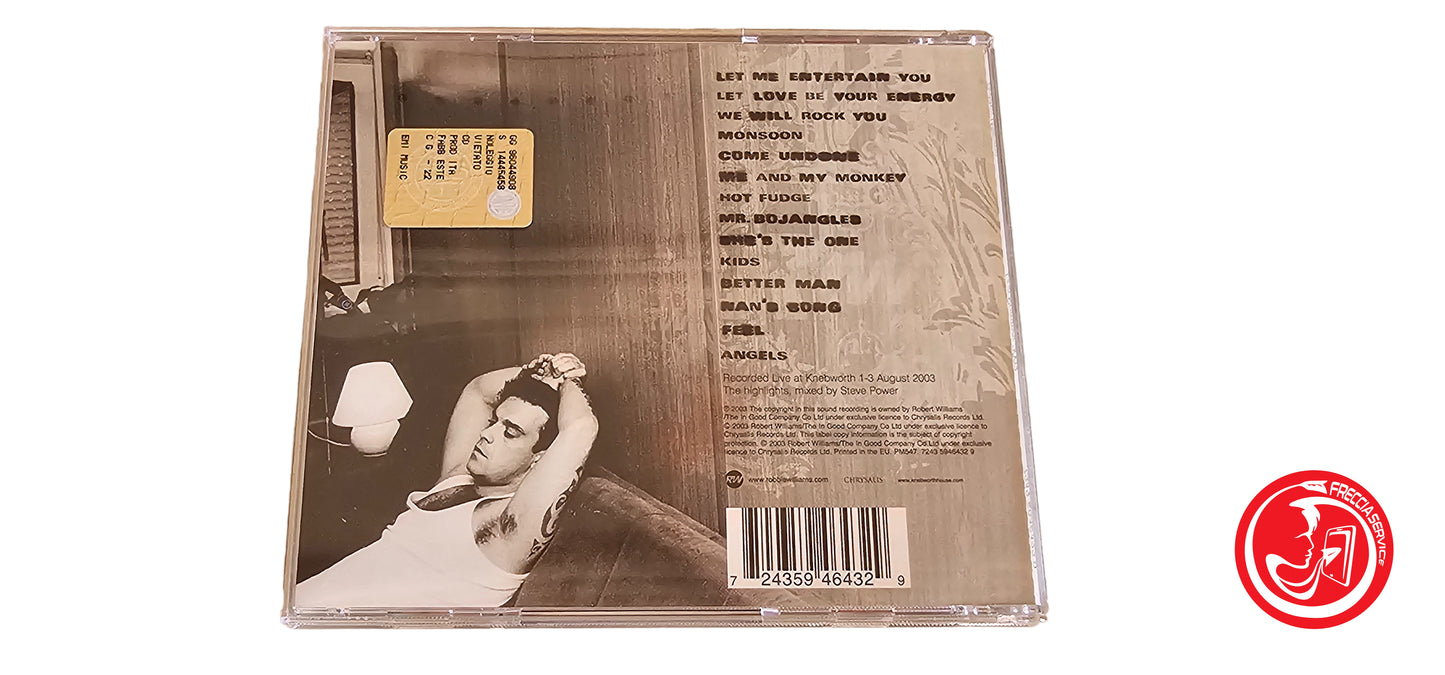 CD Rock Robbie Williams – Live Summer 2003