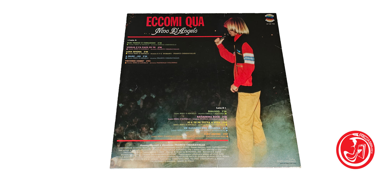 VINILE Nino D'Angelo – Eccomi Qua