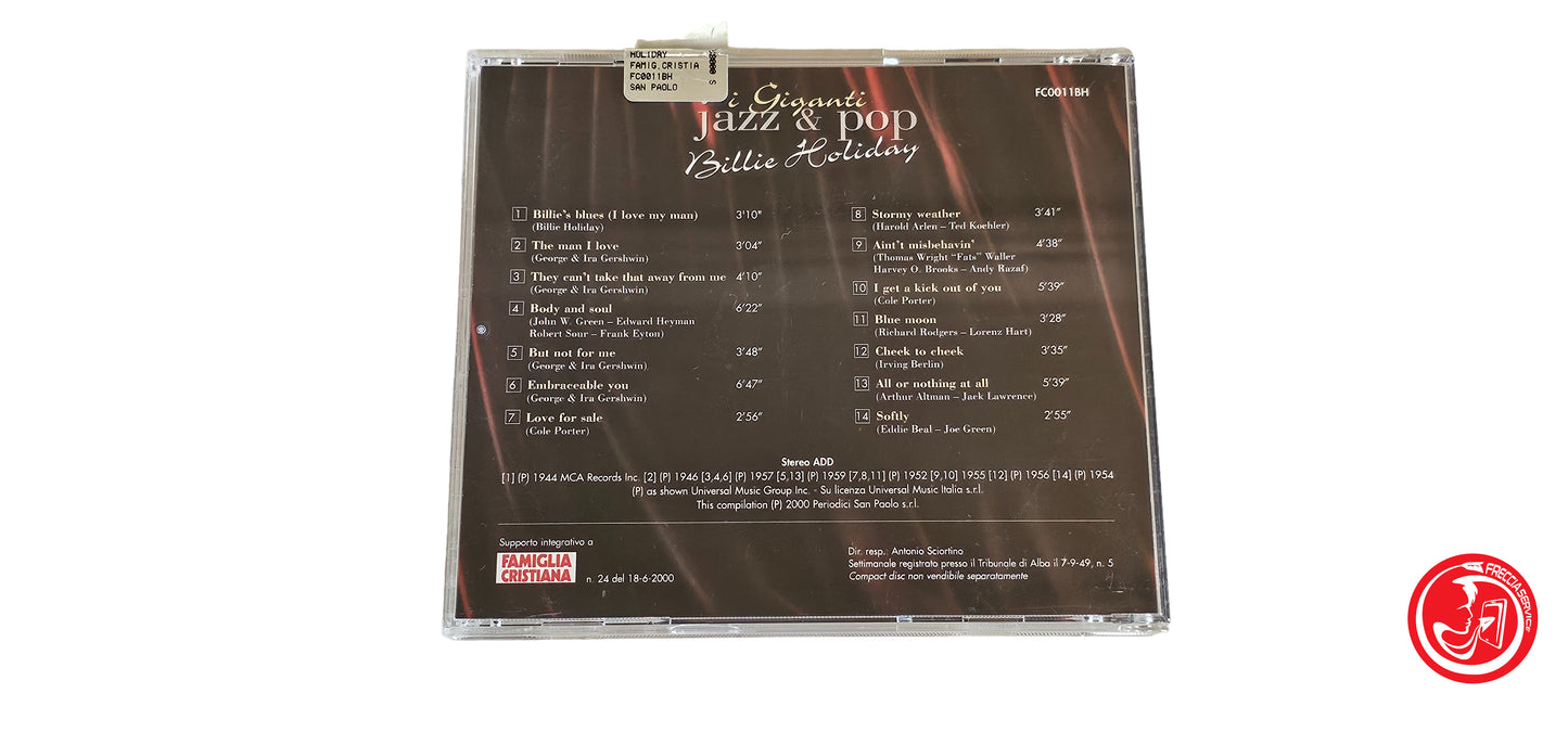 CD Billie Holiday - I giganti jazz & pop