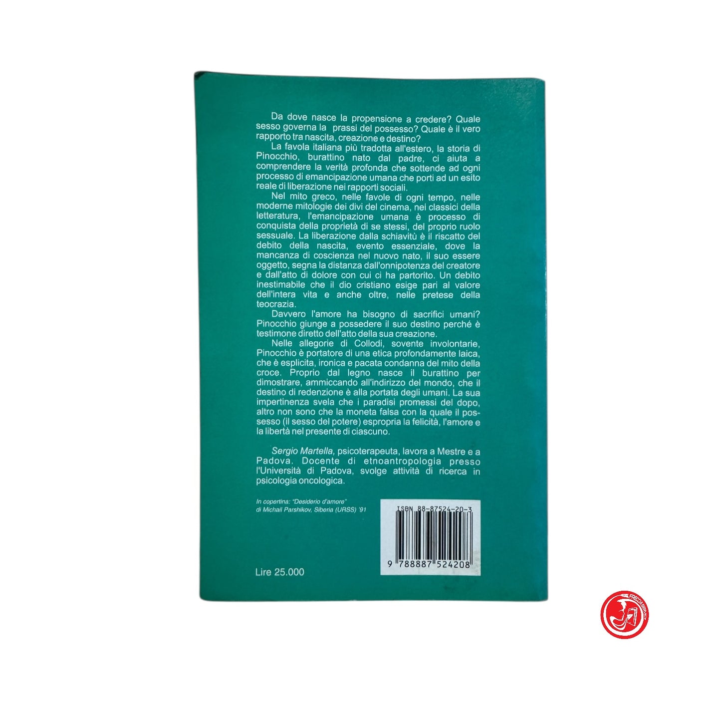 Psicologia - S. Martella - Pinocchio eroe anticristiano