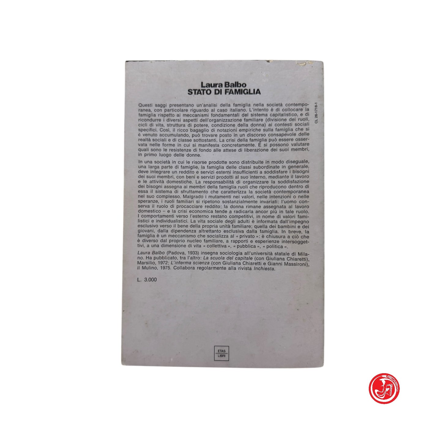 Psicologia - L. Balbo - Stato di famiglia