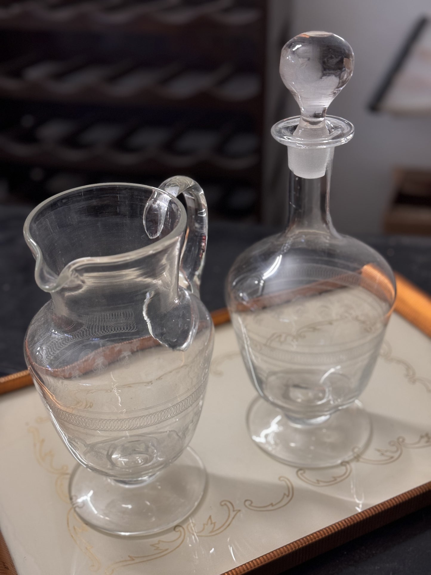 Elegante Set di caraffa per acqua e vino