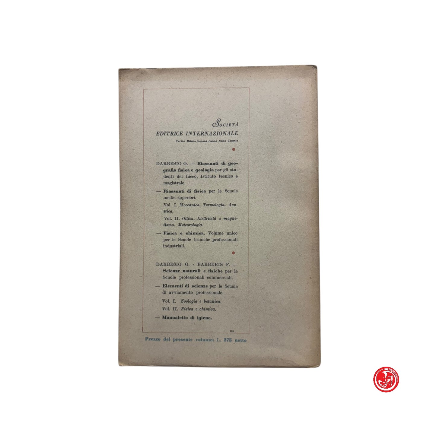 Libri di testo - Elementi di scienze Vol. 1 Zoologia e botanica