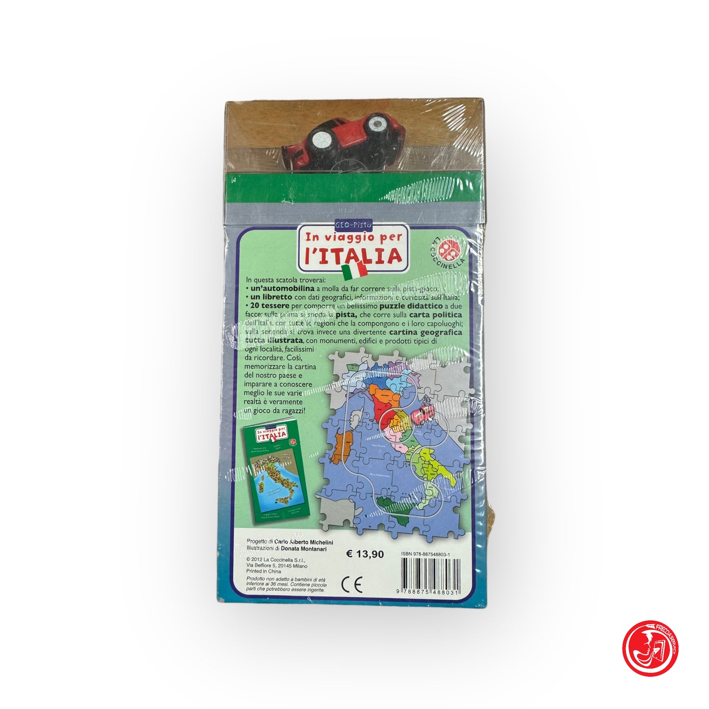Voyager en Italie - Piste de jeu pour enfants Geo
