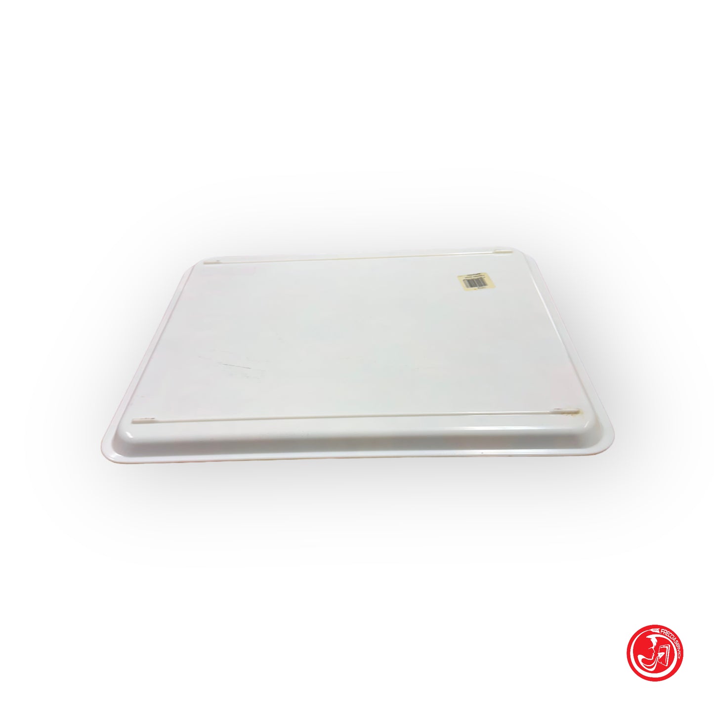 Plastic tray with floral pattern