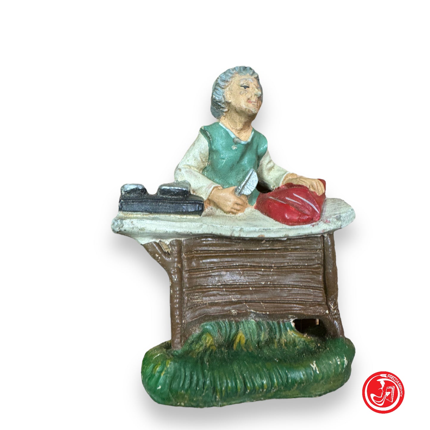 Nativity scene figurines in colored resin - approximately 30 pieces - Christmas