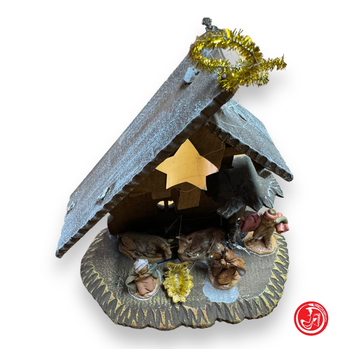 Nativity scene house - Christmas theme