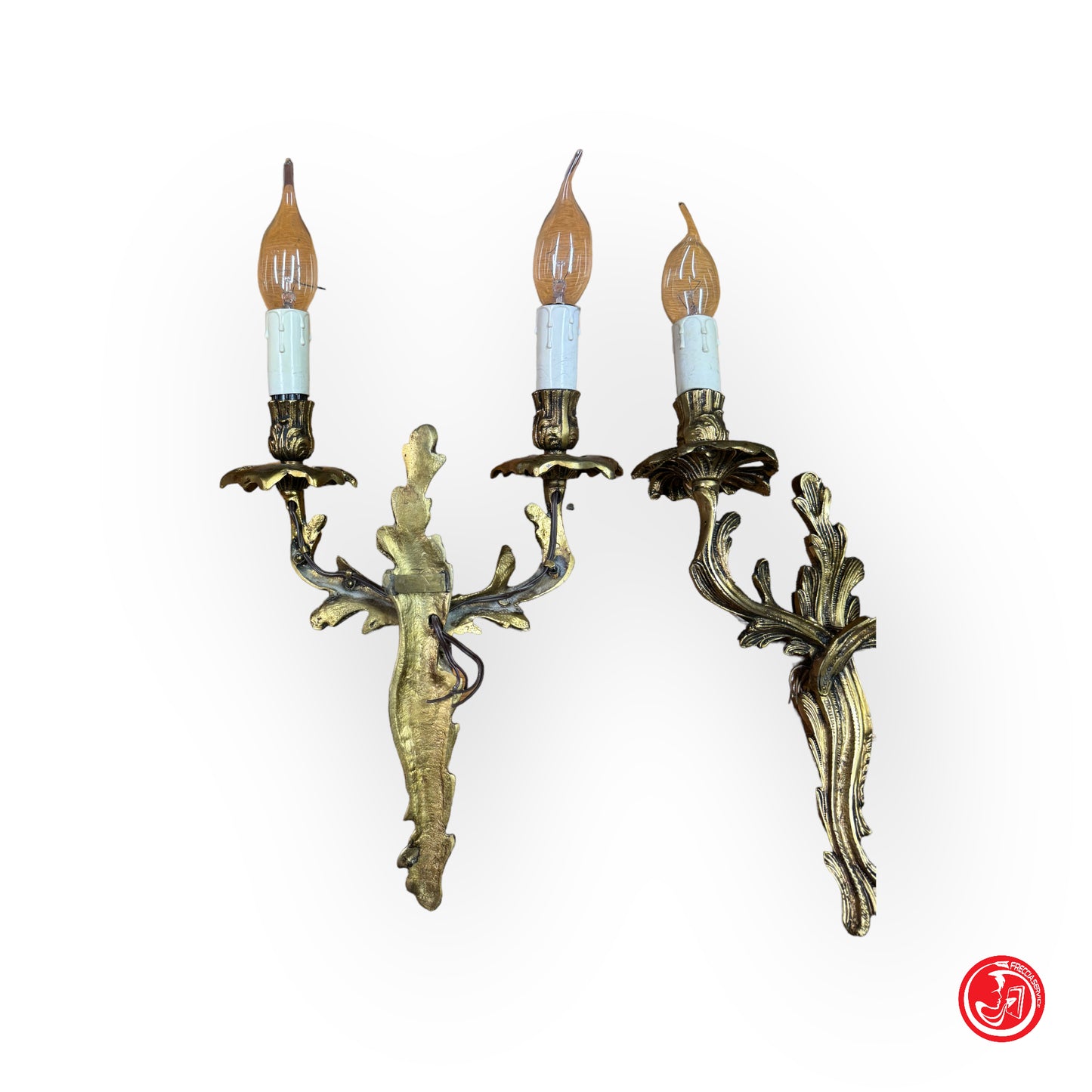 Paire d'appliques - vintage