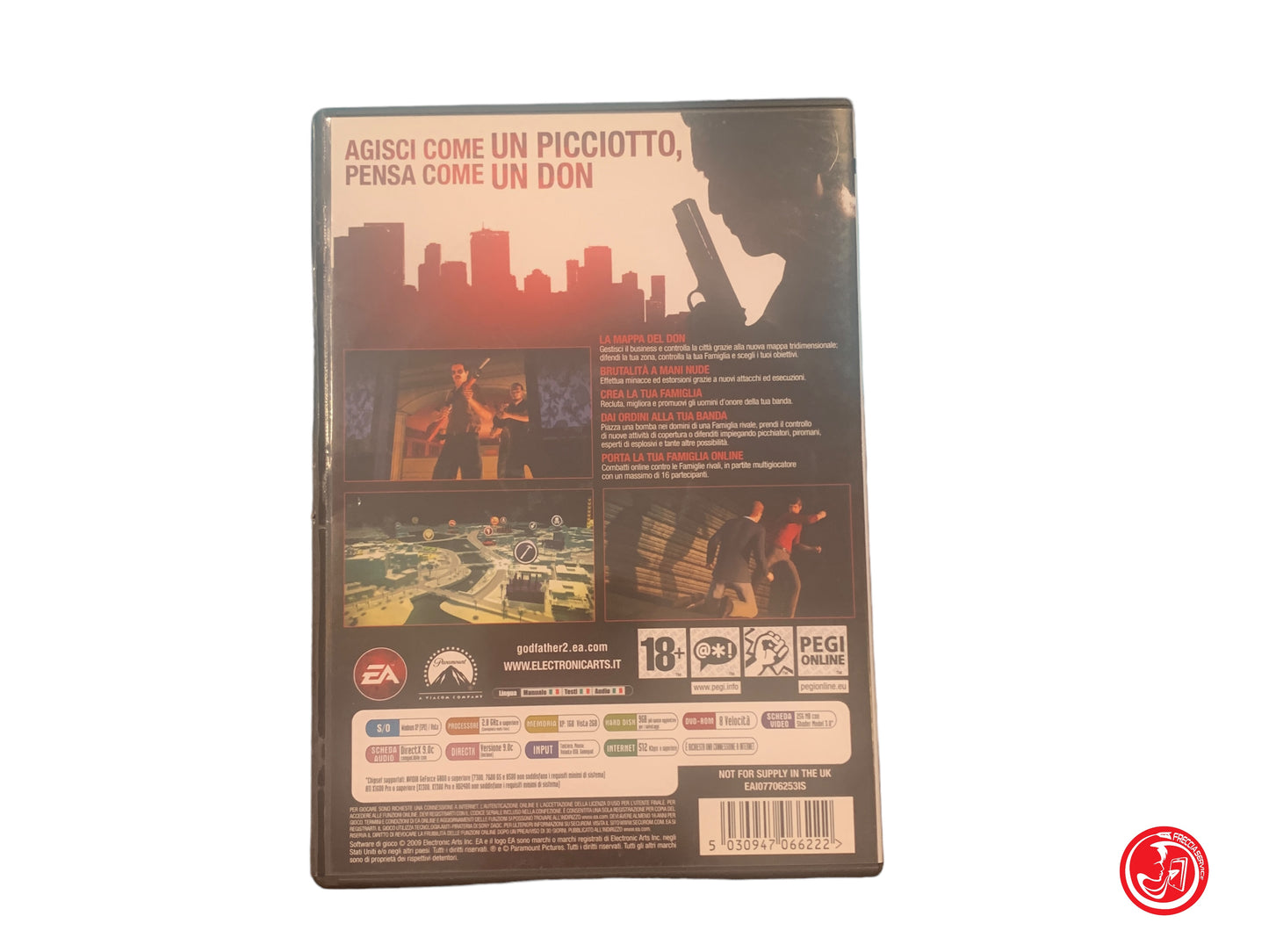 IL PADRINO II GIOCO PER PC DVD-ROM