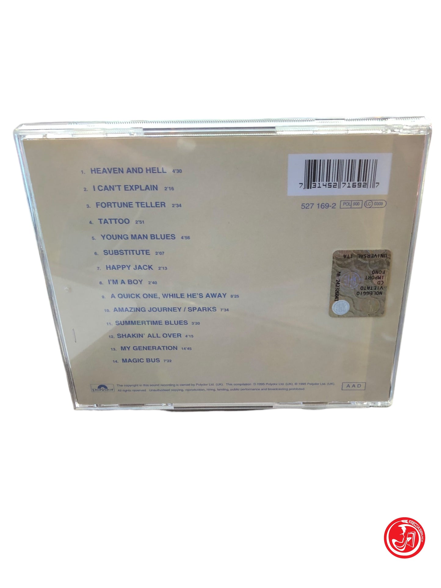 CD THE WHO LIVE AT LEEDS