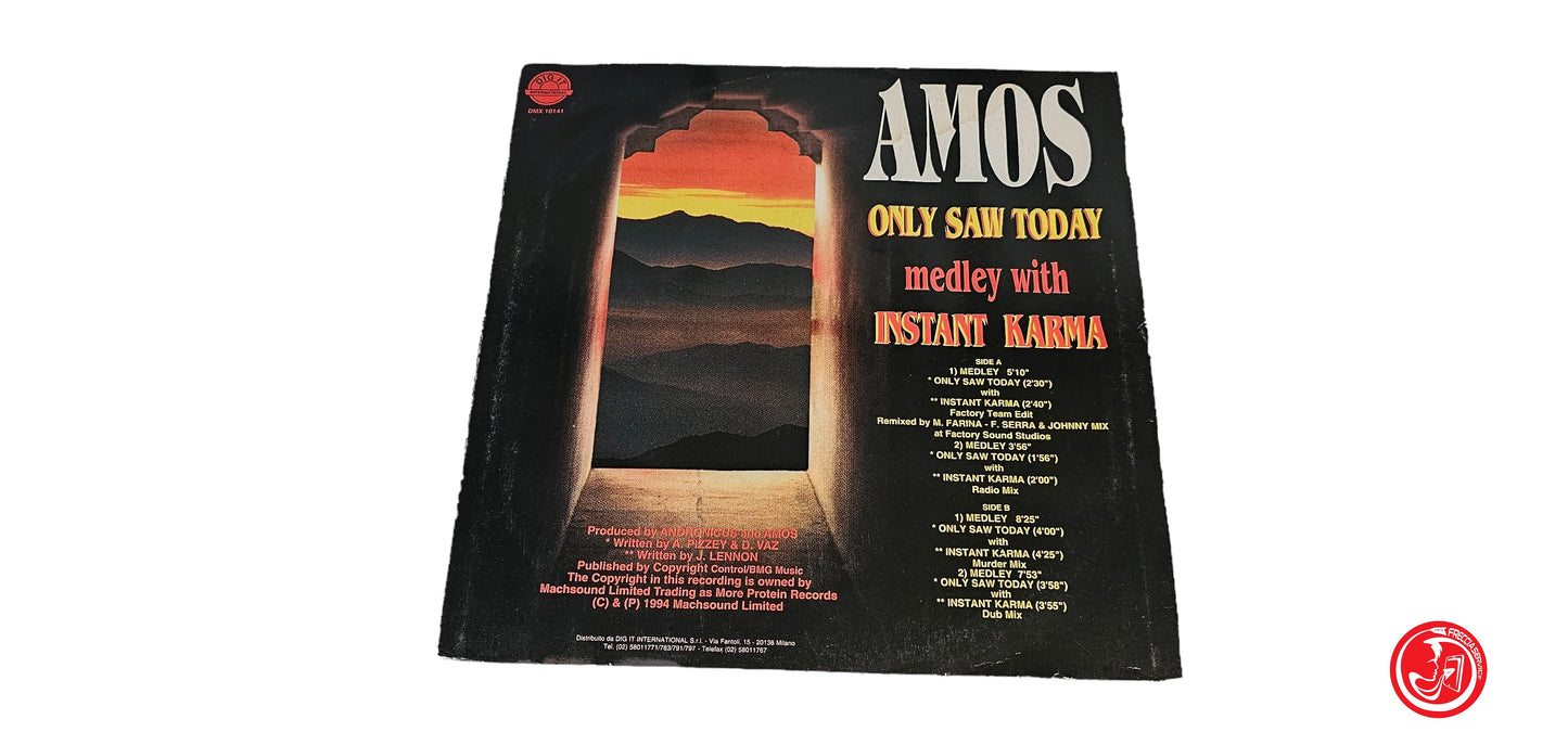 VINILE Amos – Only Saw Today Medley With Instant Karma