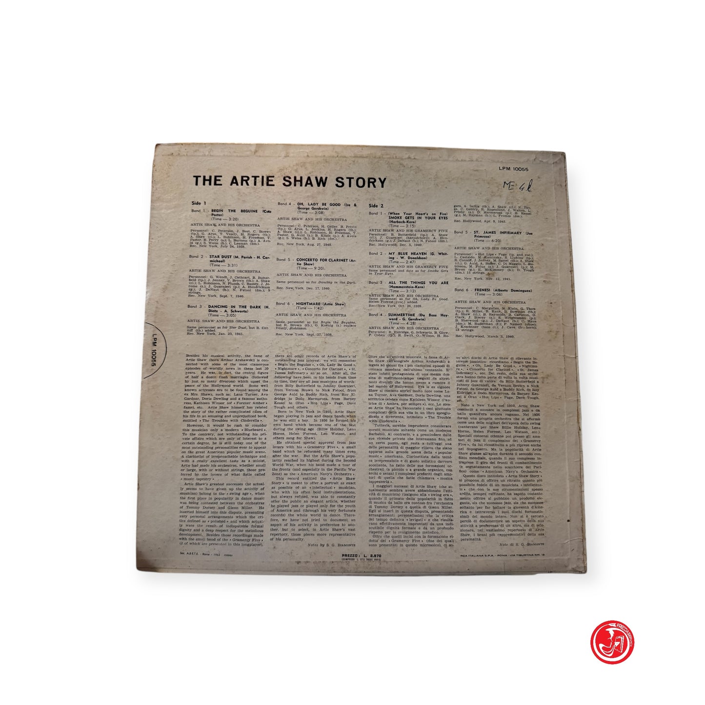 Vinile Jazz - Artie Shaw - The Artie Shaw Story