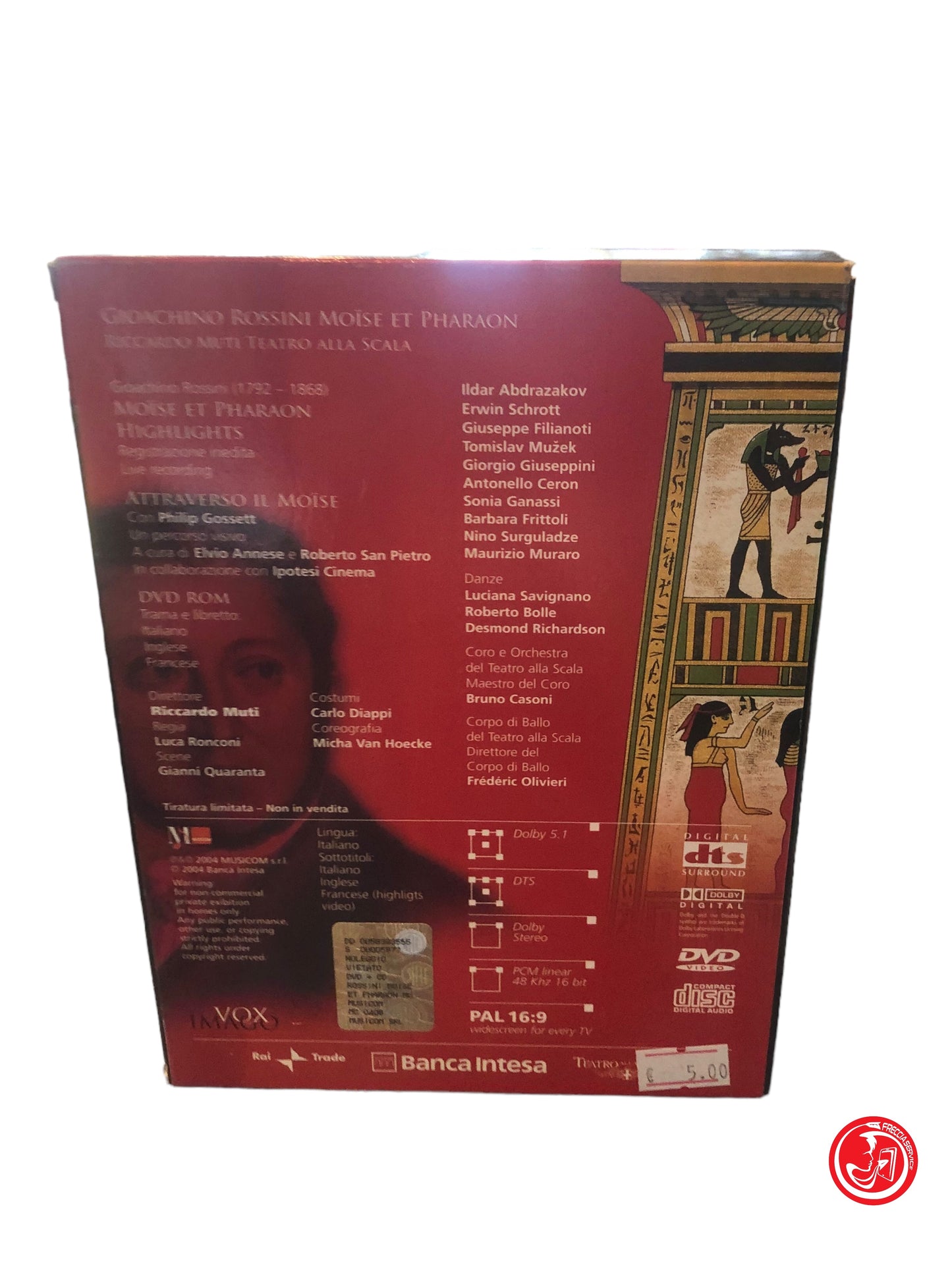 GIOACHINO ROSSINI MOISE ET PHARAON - RICCARDO MUTI TEATRO ALLA SCALA