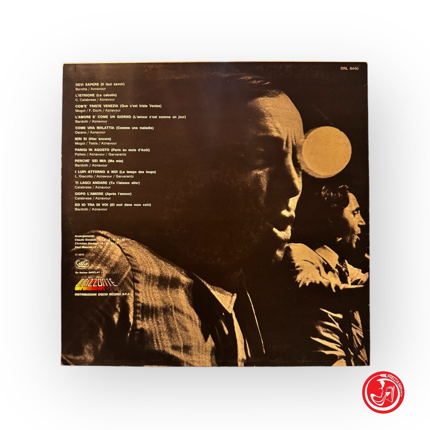 Vinile italiano - ... e fu subito Aznavour ...