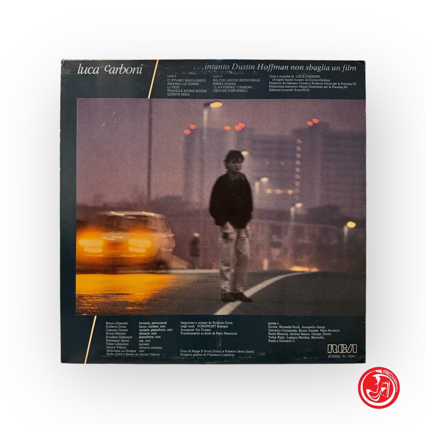 Vinile italiano - Luca Carboni - ... intanto Dustin Hoffmann non sbaglia un film