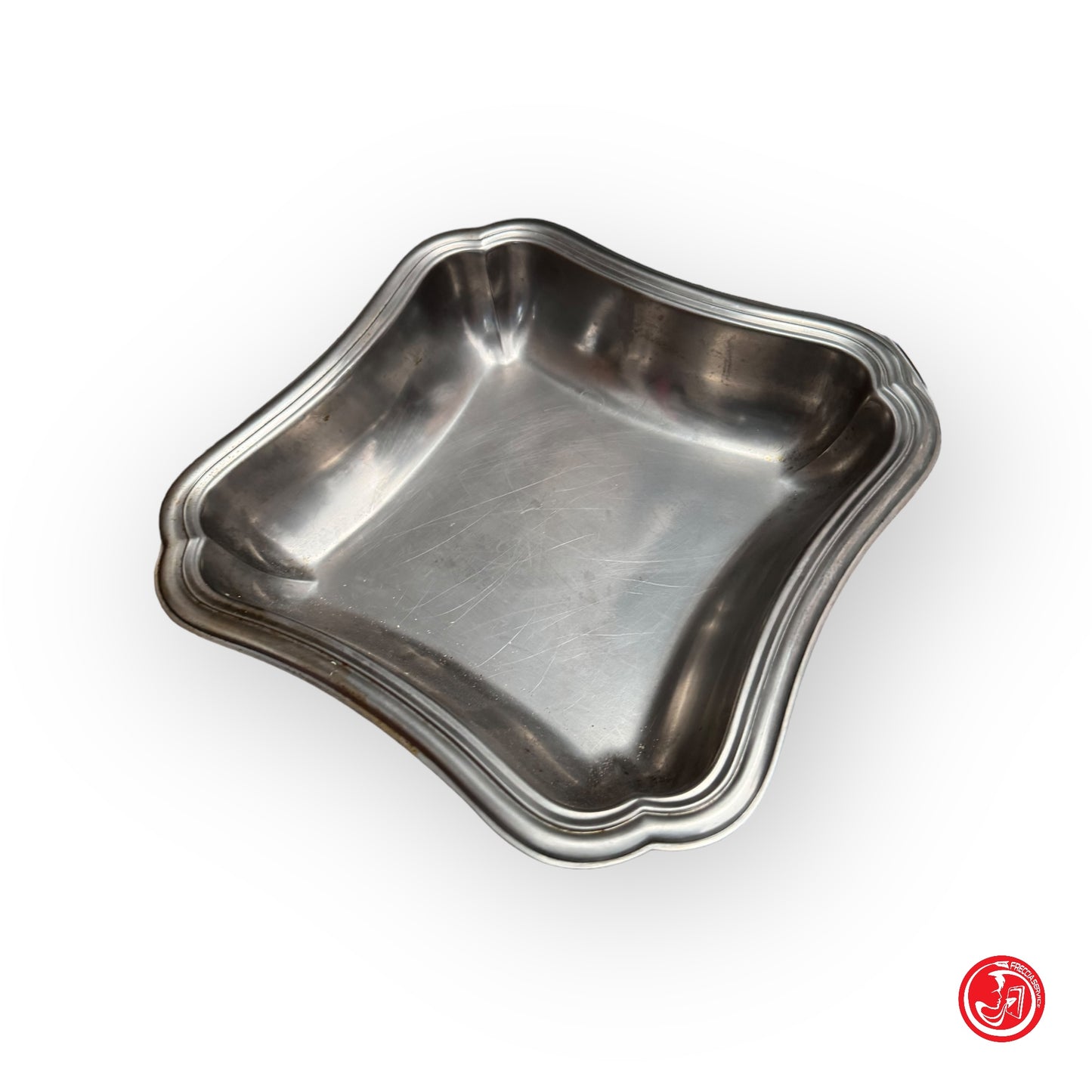 Set di vassoi in acciaio - 6 vassoi da portata colore argento