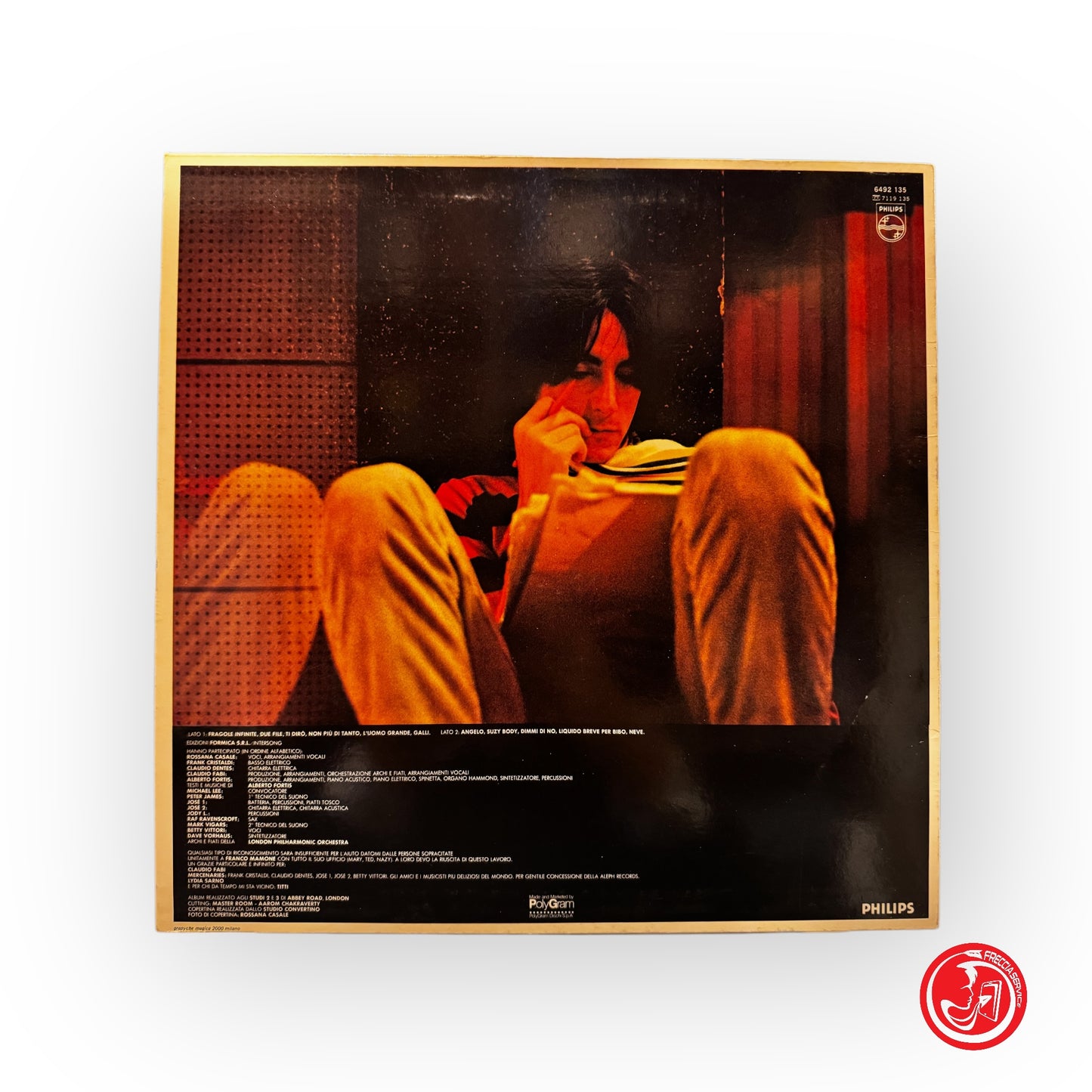 Vinile italiano - Alberto fortis - Fragole infinite
