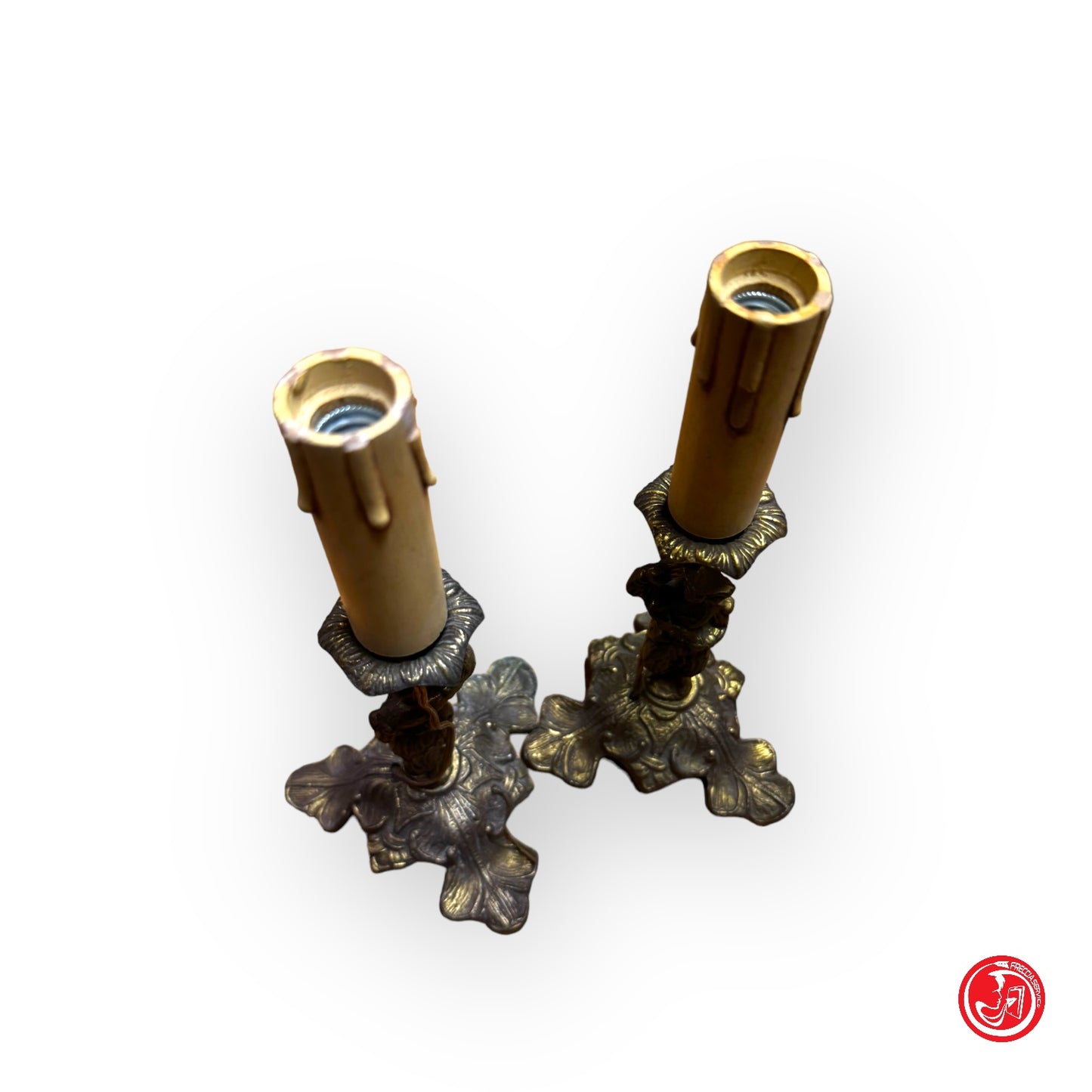 Coppia di lampade da tavolo vintage