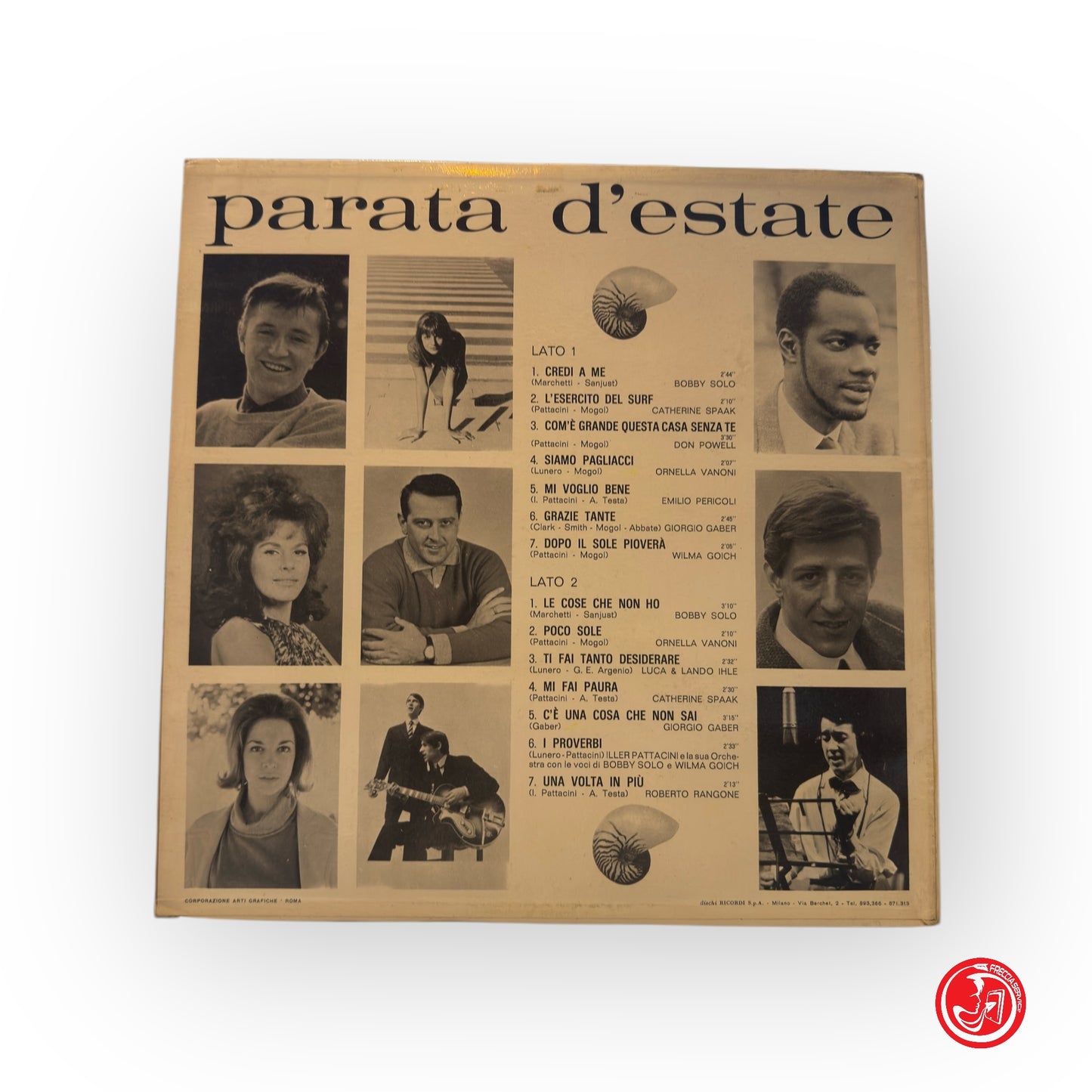 Vinile italiano - Parata d'estate - Ricordi