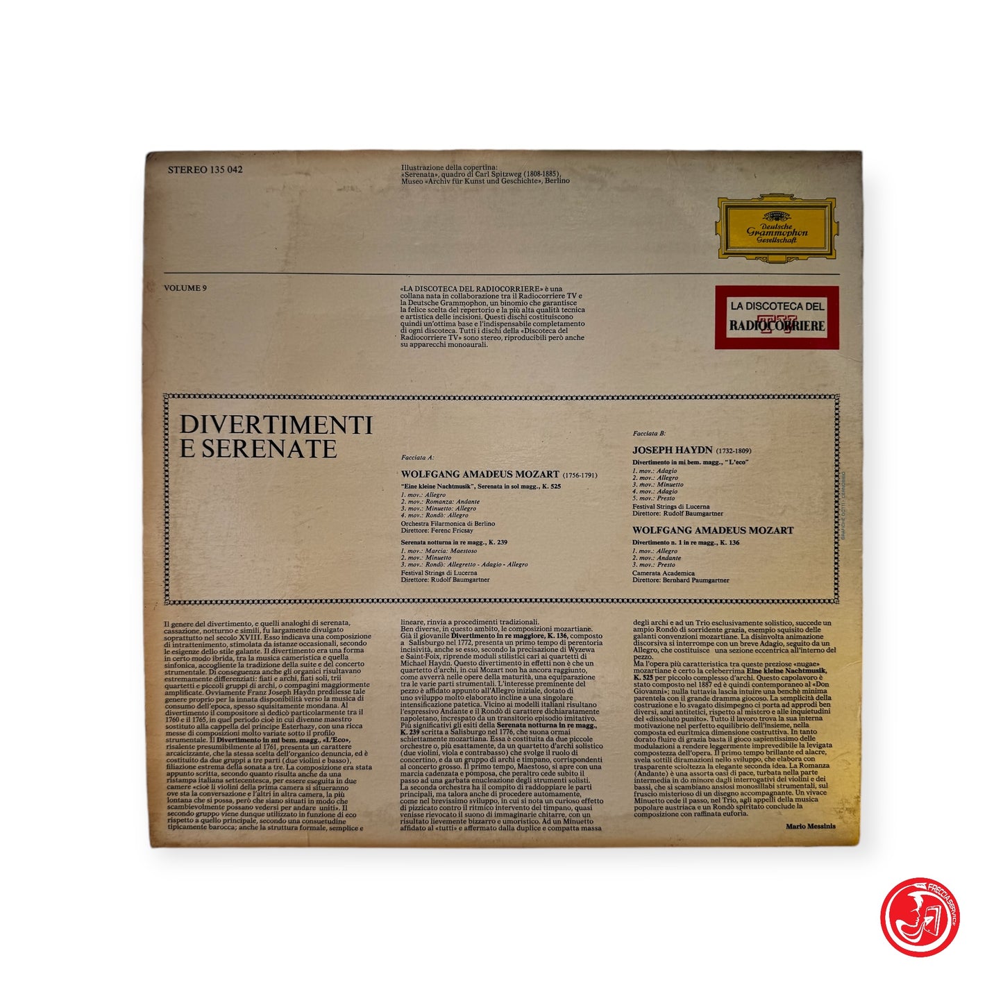 Divertimenti e serenate - Vinile