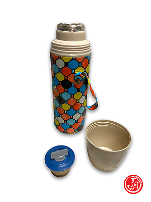 Borraccia thermos multicolor - tappo/bicchiere
