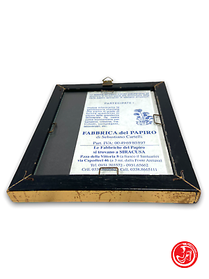 Ricordo di Siracusa - Carta papiro Cartelli - Toro segno zodiacale