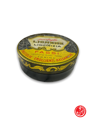 Piccola scatola di latta circolare - Fassi Torino