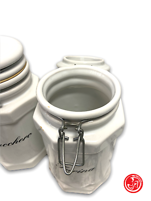 Barattoli in ceramica - Zucchero e Farina