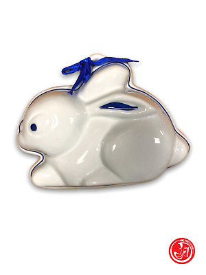 Coniglio in ceramica - decorazione da parete