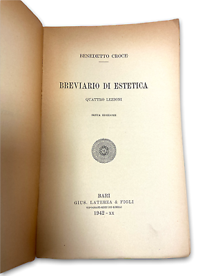 Breviario di estetica - Quattro lezioni