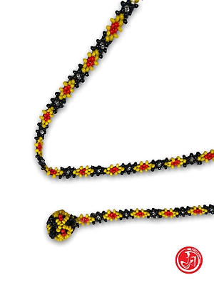 Collana di perline colorate