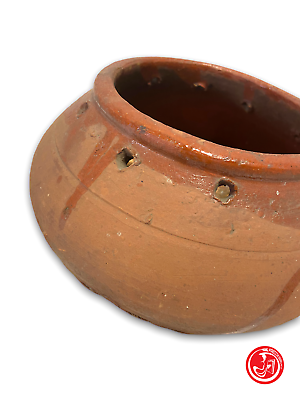 Orcio in terracotta con manico