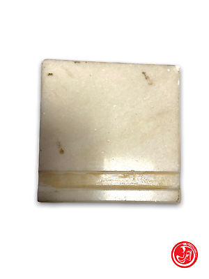 Brass and marble plaque