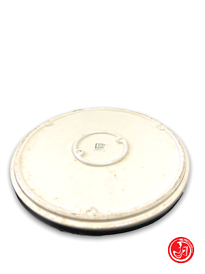 Piatto in ceramica bianca