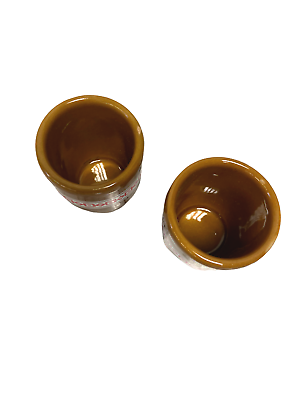 Pair of ethnic style shot glasses