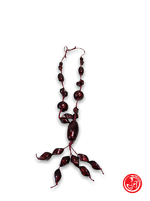 Collier vintage en pierres violettes