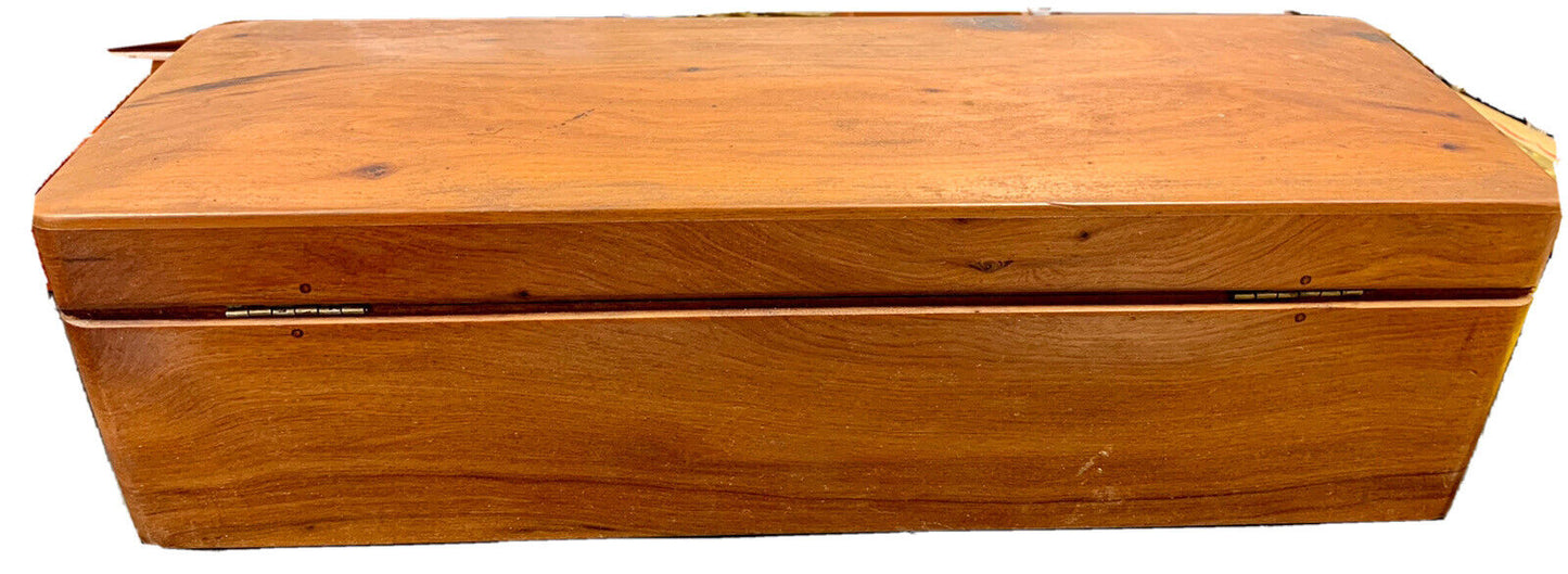 Scatola in legno porta oggetti - bottiglie