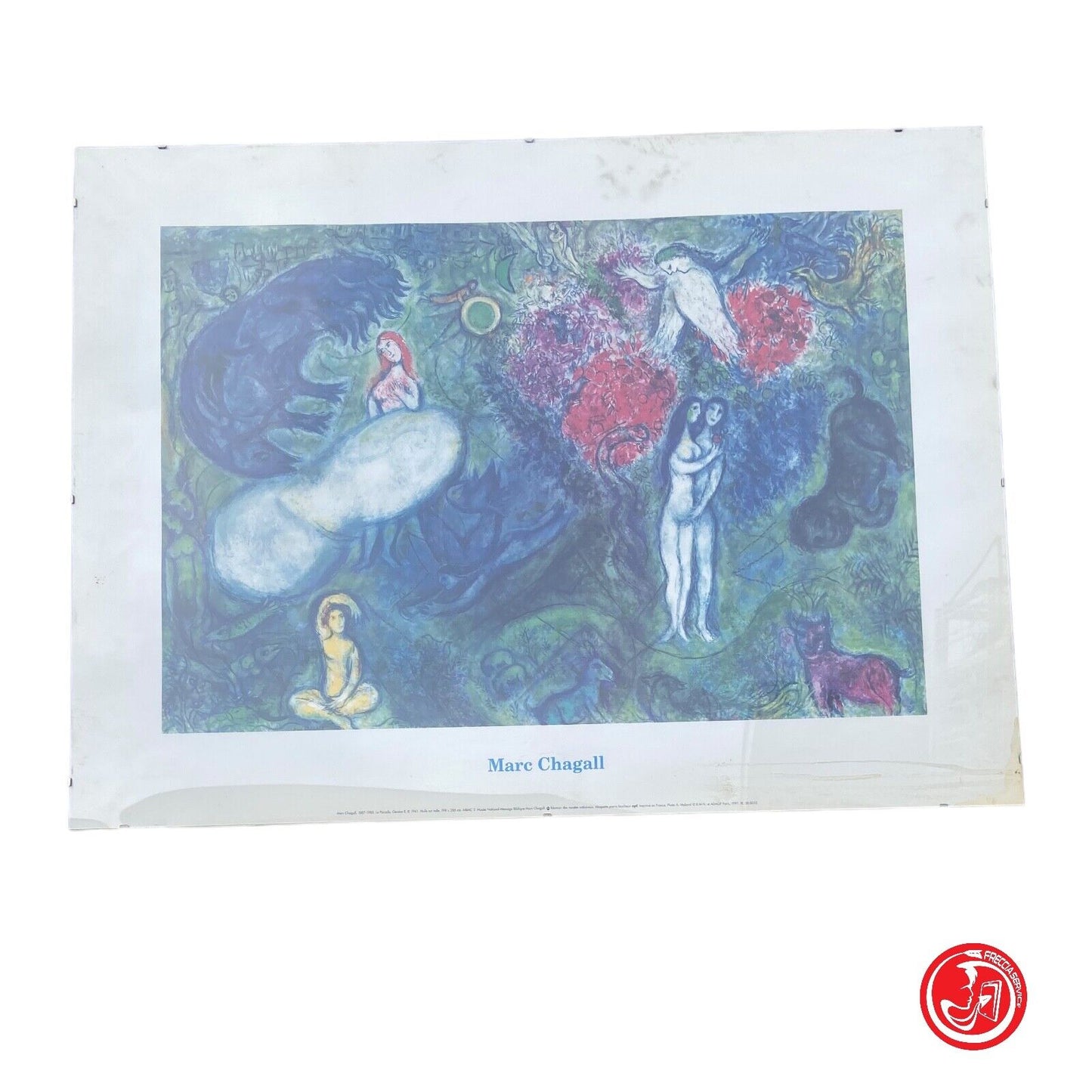 Deux tirages Marc Chagall 80 x 60 cm