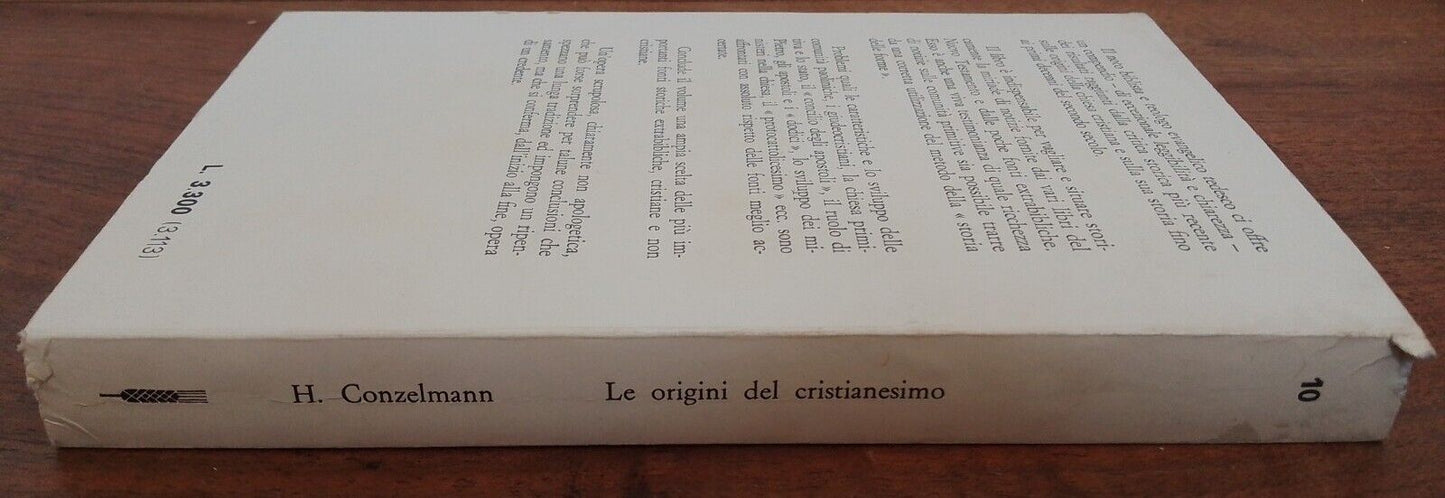 Les origines du christianisme - H. Conzelmann, Ed. Claudiana