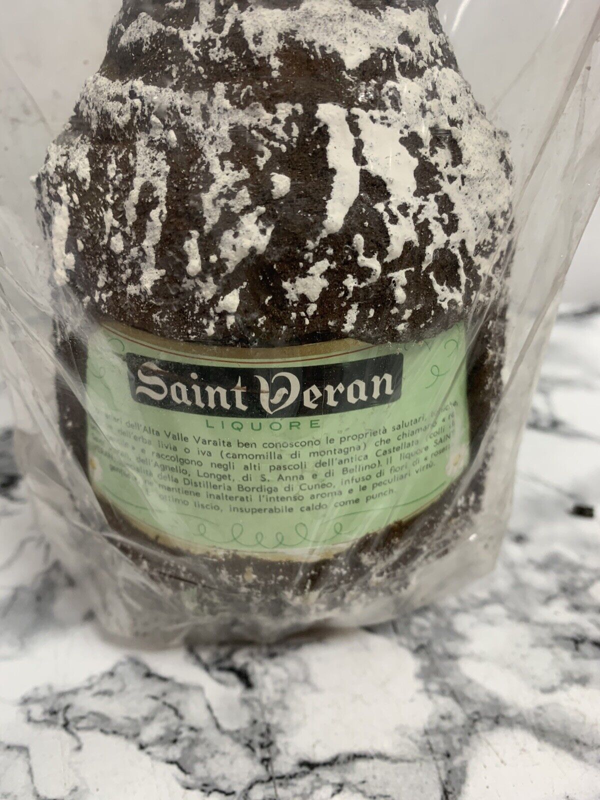 bottiglia Liquore Saint Deran della Alta Valle Varaita - Pietro Bordiga