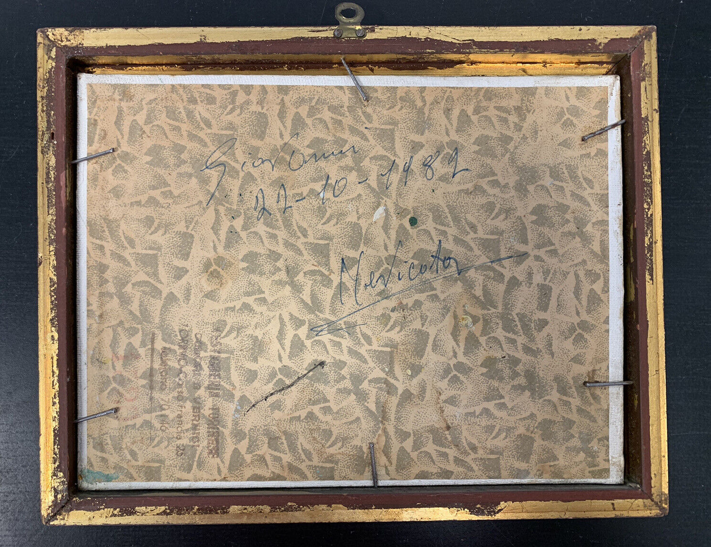Tableau peint à la main 1982