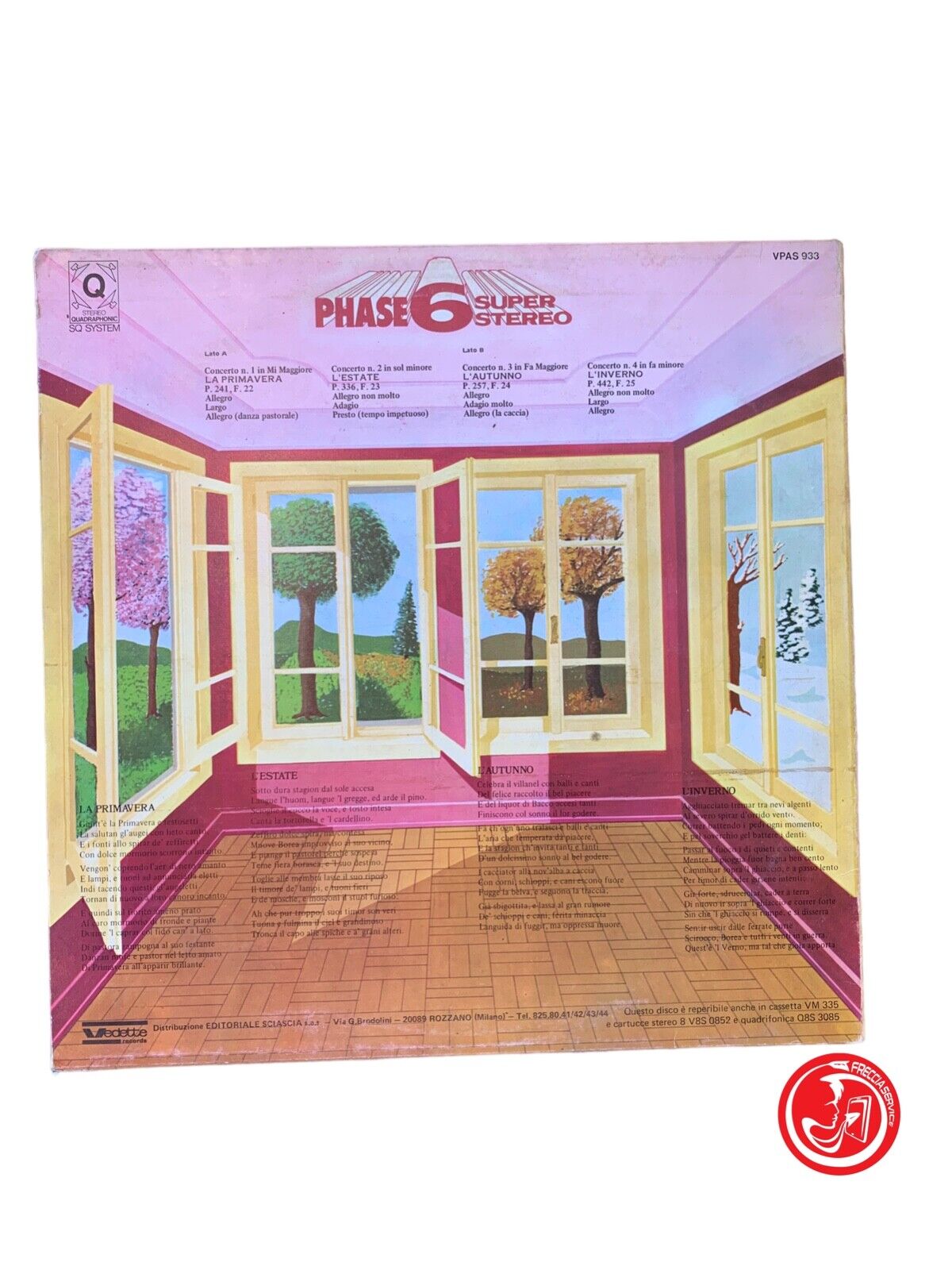 Antonio Vivaldi, Orchestra Da Camera Di Sofia*, Vassil Kazandjiev, Stoika Milano