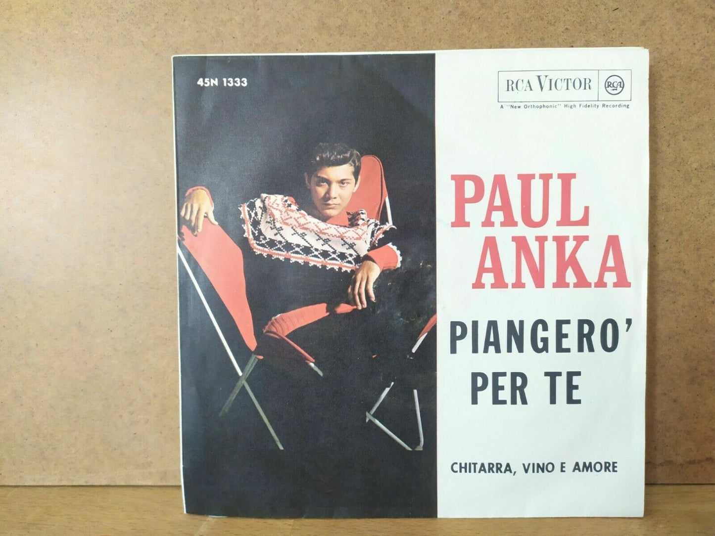 Paul Anka – Je pleurerai pour toi / Guitare, vin et amour