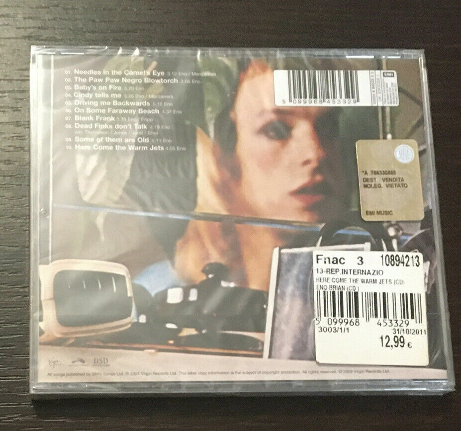BRIAN ENO "Her come the Warm Jets" CD 2009 NEU/OVP/NEW /Scellé