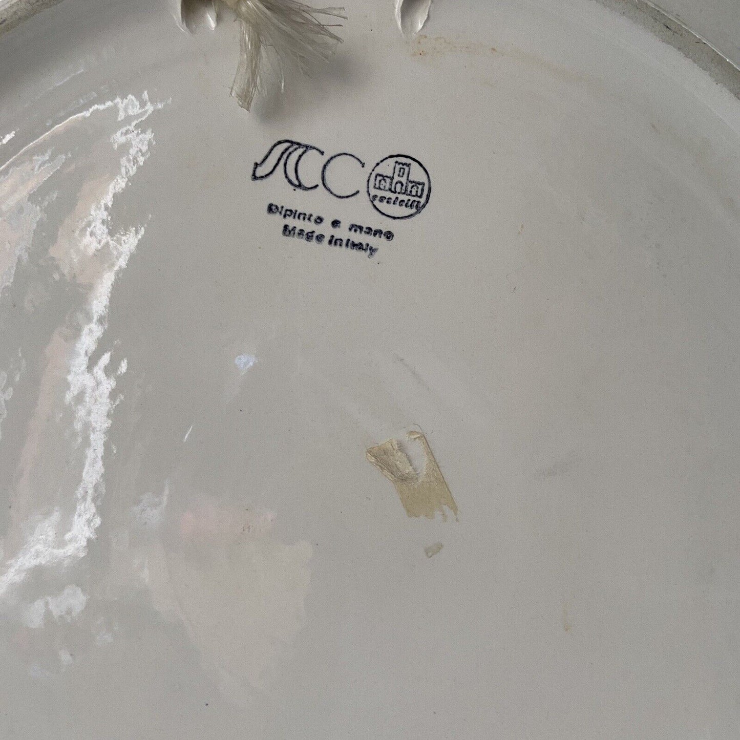 Piatto In Ceramica Dipinto A Mano Made In Italy