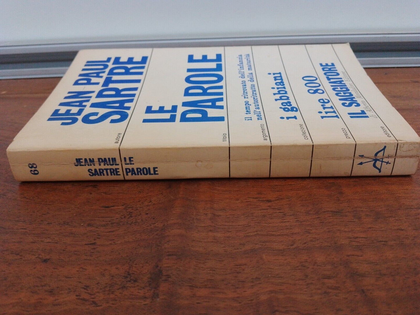 LE PAROLE - J. P. SARTRE, IL SAGGIATORE 1968 "I GABBIANI"