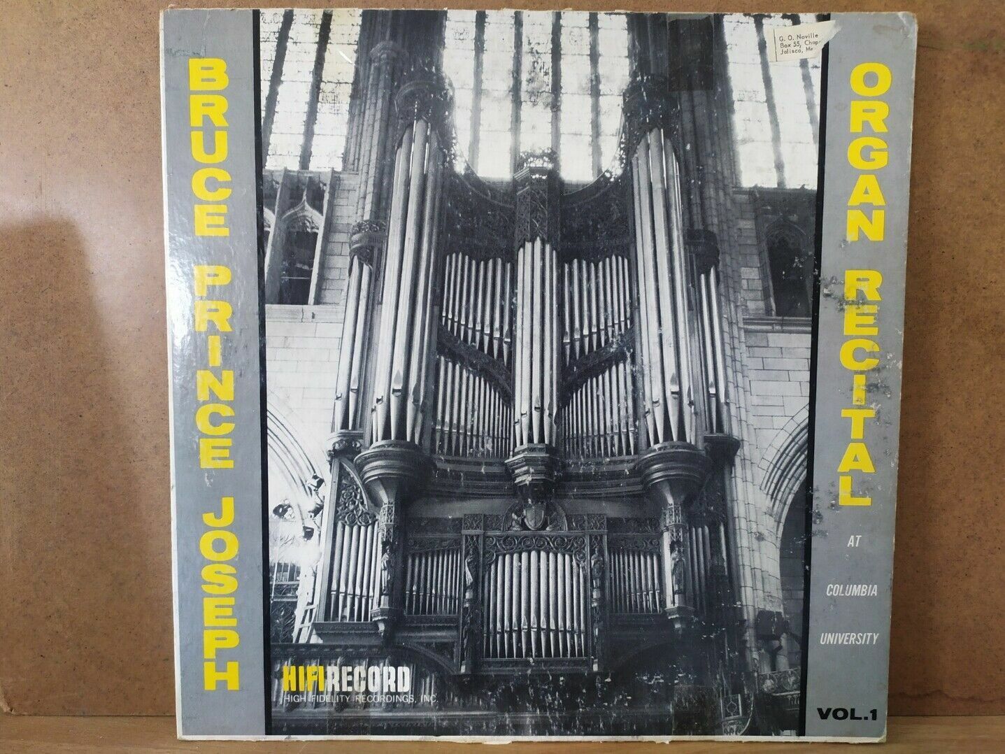 Bruce Prince-Joseph – Récital d'orgue à l'Université de Columbia Vol.1