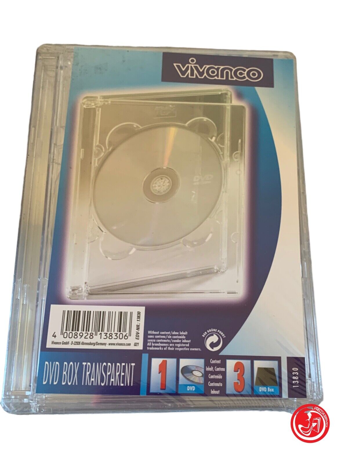 VIVANCO BOÎTIER DVD 3 PIÈCES