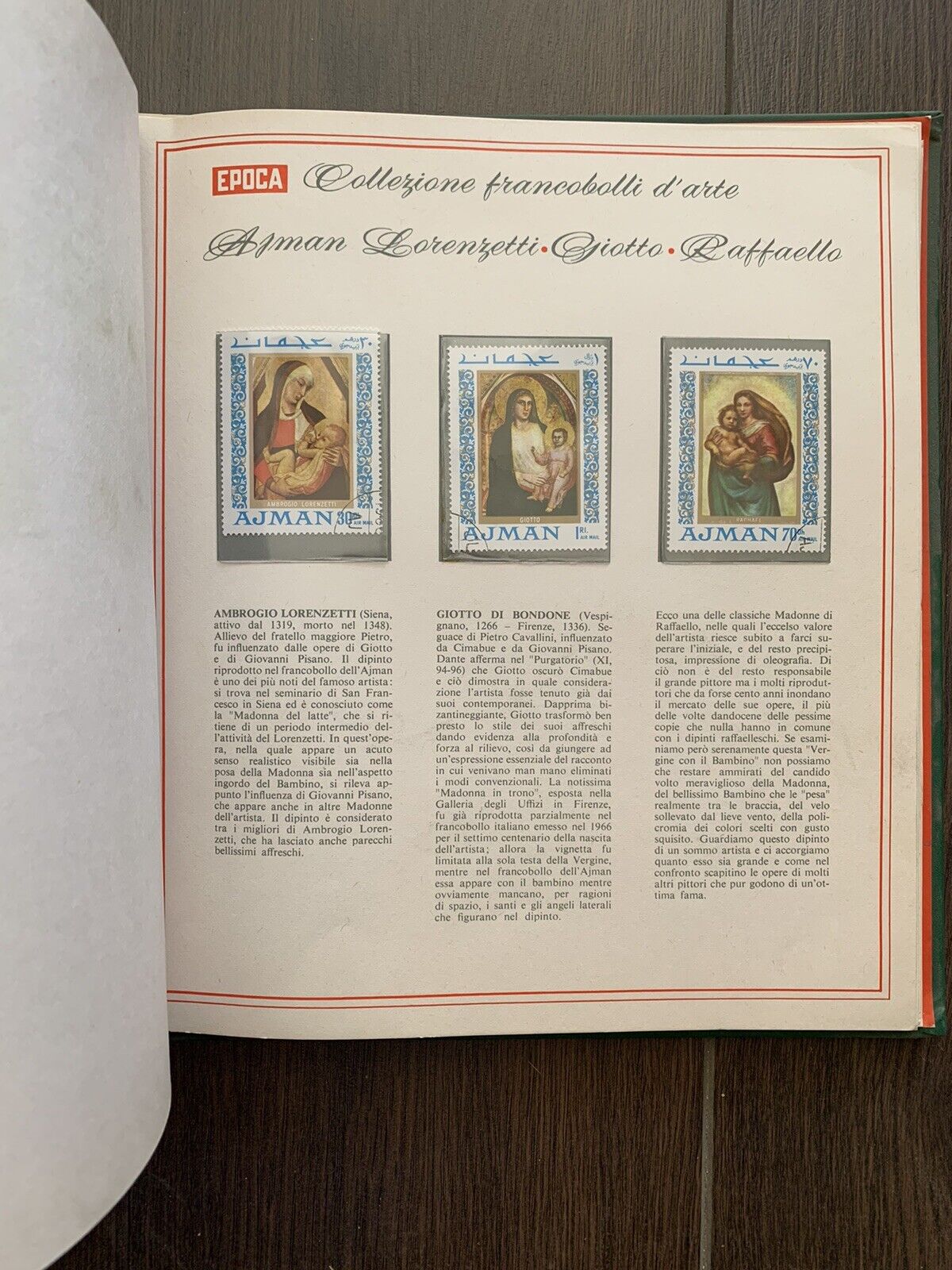 Francobolli d’arte EPOCA Bolaffi Collezione Completa