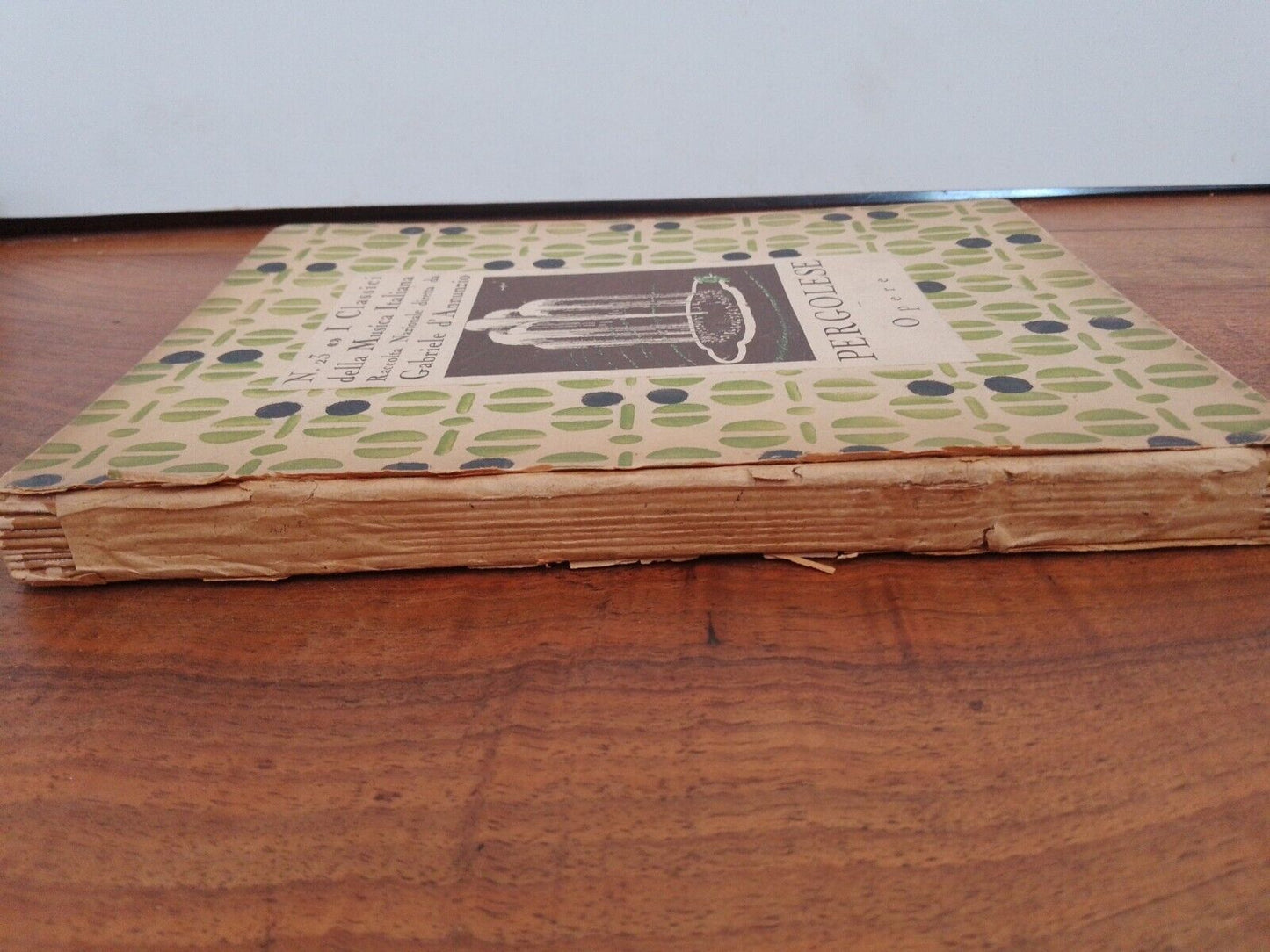 Pergolèse, Travaux, société anonyme Notari, 1919 Rare